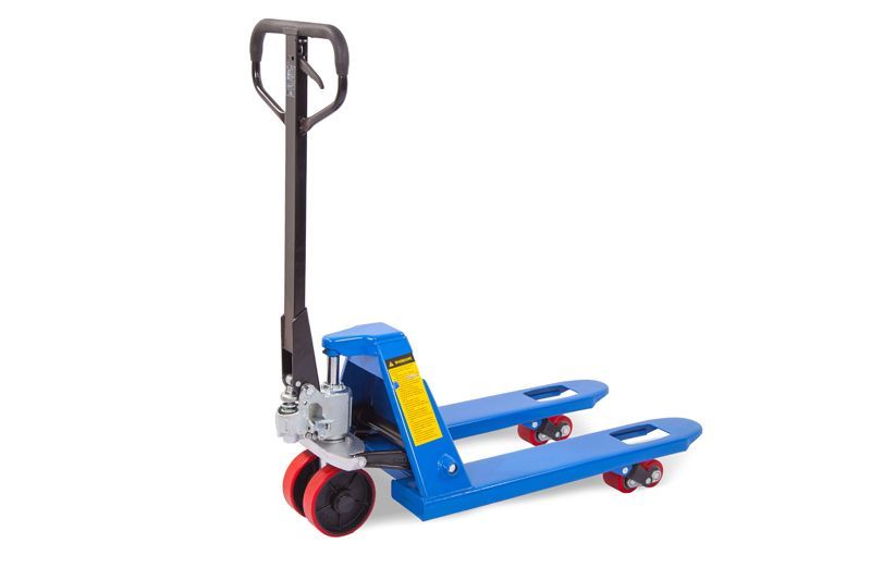 Тележка гидравлическая 2000 кг 800 мм TOR RHP (полиуретановые колеса)